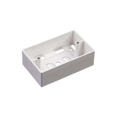 Caja de Pared Universal / 6 Puertos / 70x115x36 mm / UL 94V-0 / ANSI/TIA/EIA-568-C.2 / 0.23x0.38x0.12 ft