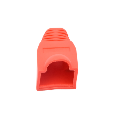 Capa Plástica para Conectores RJ45 / 27.5 mm Largo / 6.0 mm Diámetro Compatible / Color Rojo