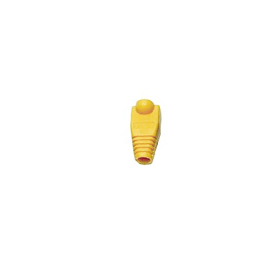Bota de Protección para Conector RJ45 / 6.0 mm / 27.5 mm Largo / Amarillo