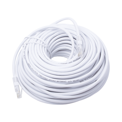 Cable de Parcheo UTP Cat5e / 30 m (98.43 ft) / 100 Ohm / 10/100Base-T / Blanco