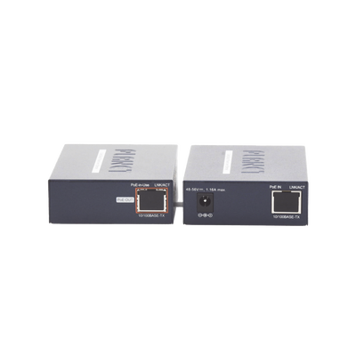 Kit Transmisor y Receptor PoE / Ethernet IP 1 km (3280 ft) / Cable Coaxial / 10/100 Base-TX / 802.3af/at