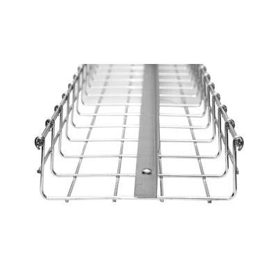 Separador de cables / 33mm x 3 m (9.8 pies) / Acabado Electro Zinc / 3 clemas por tramo