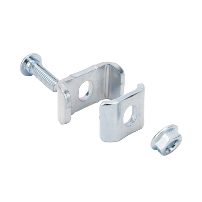 Kit de unión para charolas / Acero al carbón / Electro zinc / Hasta 300 mm / 0.98 ft de ancho