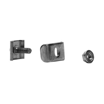 Kit de unión para charola / Clema mediana / Tornillo encastrado / Acabado electro zinc / Ancho hasta 300 mm (11.8 in)