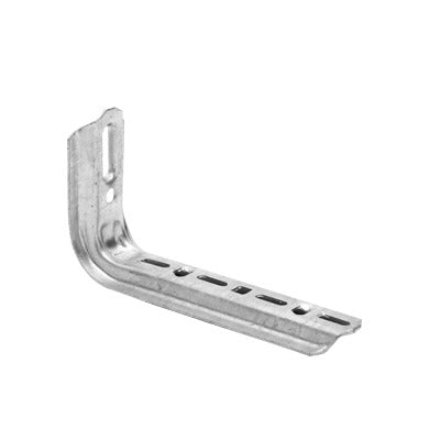 Ménsula Omega Tipo L / 310 mm de Ancho / Acero al Carbono Calibre 13 / Acabado Electro Zinc / Montaje en Muro