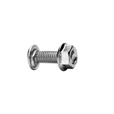 Tornillo Métrico con Tuerca / Acero al Carbono 6 mm / Largo 20 mm / Acabado Electrozincado 15-20 µm / Uso Interior