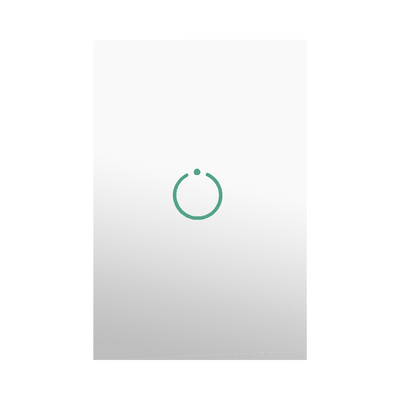 Interruptor On/Off Z-Wave 700 / Panel Táctil / 1 Botón / Sin Neutro / AC 85~260V / Protección 10A