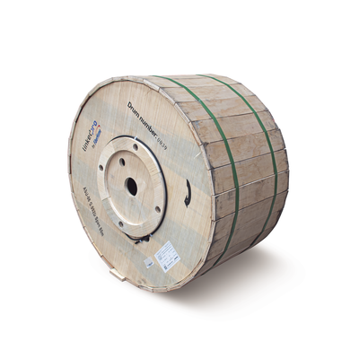 Carrete de Fibra Óptica Aérea Mini ADSS / Monomodo G.652D / 6 Hilos / 4 km / Span 80 m (262.5 ft) / Loose Tube / Exterior