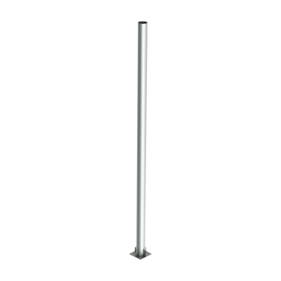 Poste de Acero Galvanizado / Tubo 3' Cédula 30 / Altura 6 m (19.7 ft) / Base 30 x 30 cm