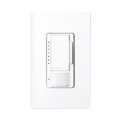 Atenuador con sensor de ocupación Maestro C.L / 600 W inc-hal / 150 W LED-CFL / 120 V / PIR 180° / sin neutro / unipolar o multilocalización