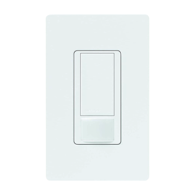 Sensor de ocupación PIR / 6A / 120V / 37-83 m² (400-893 ft²) / 1-30 min / 3 vías
