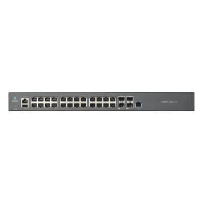 Switch Capa 3 / 28 Puertos / 24 Gigabit / 4 SFP+ / 128 Gbps / Gestión en Nube