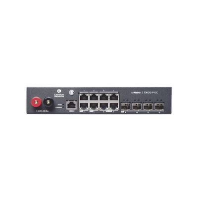 Switch PoE / 8 Puertos Gigabit / 4 SFP+ / 170 W PoE Budget / Capa 2 / Gestión en la Nube / DC