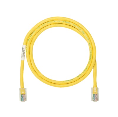 Cable de Parcheo UTP / Cat 5e / 24 AWG / 0.91 m (3 ft) / T568A / CM / Amarillo