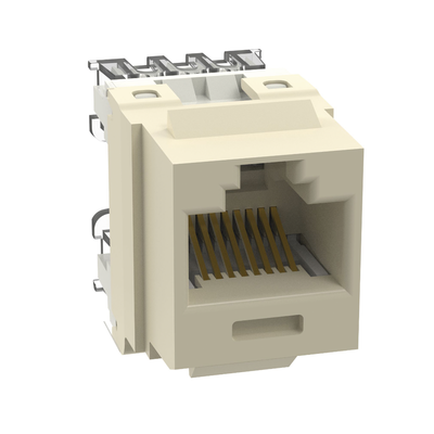 Conector Jack Keystone / Cat 6 / 8P8C / Terminación 110 / Marfil / -10°C a 65°C / 250 MHz