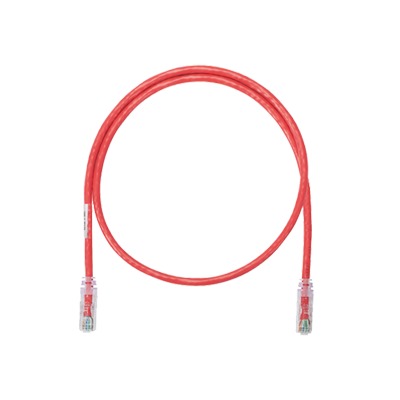 Cable de Parcheo UTP / Cat 6 Clase E / 0.90 m (3 ft) / 24 AWG / CM / T568B / Rojo