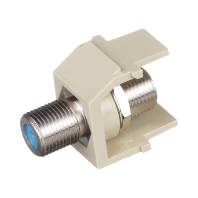 Módulo Acoplador Coaxial Tipo F / Keystone / 75 Ohms / 3.0 GHz / 1.17' x 0.86' x 0.66'