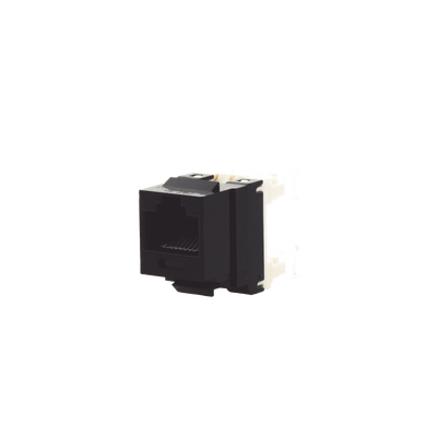 Jack Keystone / Cat 5e / 8P8C / Terminación 110 / Sin Blindaje / 100 MHz / Negro