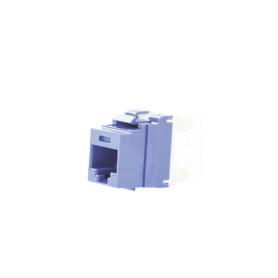 Conector Jack / Categoría 5e / 8P8C / Terminación 110 / Keystone / Sin Blindaje / Color Azul