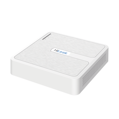 NVR IP / 4 Canales / 4 Puertos PoE+ / 40 Mbps Entrada / H.265+ / Full HD 1080p / 1 Bahía HDD 6 TB