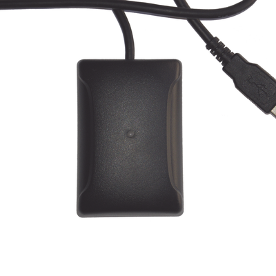 Lector RFID de Sobremesa / 125 KHz / USB Plug-and-Play / LED Bicolor y Zumbador / 78 x 53 x 26 mm / Cable 1.8 m (5.9 ft)