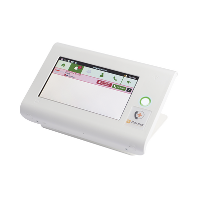 Centro de Control para Enfermería / Pantalla Táctil 7' / RFID 125 kHz / VoIP SIP / PoE 802.3af / Cancelación de Ecos / 2 Puertos Ethernet