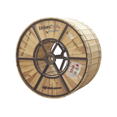 Cable ADSS Aéreo / 24 Hilos SM G.652D / Span 100m (328 ft) / Tensión 2500N / Anti-tracking 110kV / Loose Tube HDPE