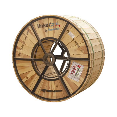 Cable ADSS / G.652D Monomodo / 72 Hilos / Span 100 m (328 ft) / 4 km / Exterior HDPE