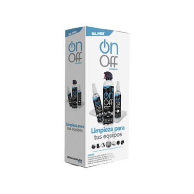 Kit de Limpieza para Electrónicos / 4 Productos Especializados / Aire Comprimido 660 ml / 2 Limpiadores 250 ml / 2 Microfibras 30x30 cm