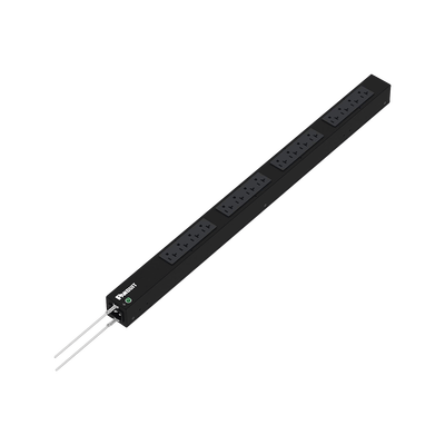 PDU Básico para Rack / 16 Salidas NEMA 5-20R / Entrada NEMA 5-15P / 15 Amp / 120 Vca / Montaje Vertical 0U / Cable 3 m (9.8 ft)