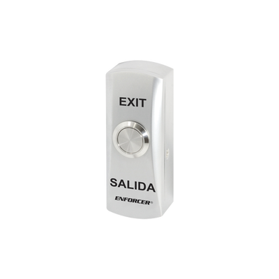 Botón de Metal / Resistente al Vandalismo / Montaje Superficial con Caja Posterior / Push Boton  / Relevador NO / COM / NC