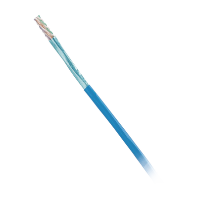 Bobina de Cable Blindado F/UTP / Cat6 / 4 Pares / 23 AWG / LSZH / 305 m (1000 pies) / Azul
