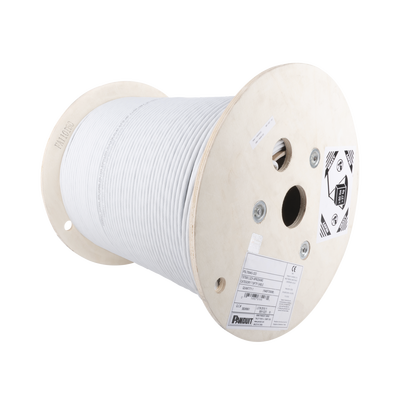 Bobina de Cable Blindado F/UTP / Cat6A / 23 AWG / 10GBase-T / LSZH / 305 m (1000 pies)