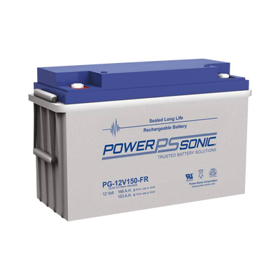 Batería 12V, 154AH, Para Respaldo, Tecnologías AGM/VRLA, 10-12 Años Vida Útil, Terminales T11, Reconocida UL, Ideal para Sistemas Fotovoltáicos