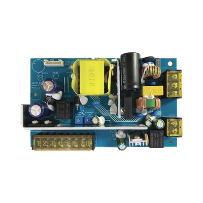 Tablilla de Fuente de alimentación de 1 salida 11-15 Vcc 5 A / Compatible con batería de respaldo y temporizador integrado / Voltaje de entrada 96-264 Vca