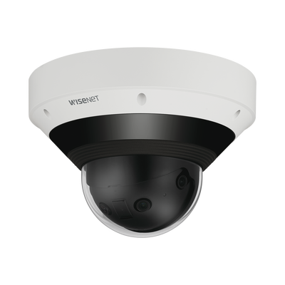 Cámara IP Multisensor Panorámica / 15 Megapixel / 220° o 180° / IR 20 m (65.6 ft) / H.265 & WiseStream II / IP66 / IK10 / PoE+