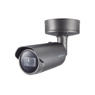 Cámara Bala IP / 2 Megapixel / Análisis de Video con IA / WDR 120 dB / Lente Motorizado 4.38-9.33 mm / P-Iris / IP67 IK10 NEMA4X