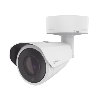 Cámara Bala IP / 4K 8MP / Lente Motorizado 31x 6.91-214.7 mm / P-Iris / WDR 120dB / H.265+ WiseStream II / IP67 IK10 NEMA 4X / IA Personas Vehículos Placas / IR 70m (230 ft)