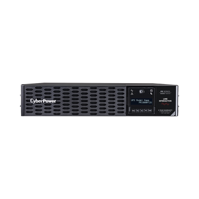UPS de Rack / 1000 VA / 1000 W / Línea Interactiva / Onda Senoidal Pura / 8 Tomas NEMA 5-15R / 2 UR