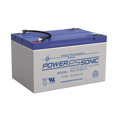 Batería de Respaldo AGM/VRLA / 12V / 12AH / Terminales F1 / 5 Años Vida Útil / Certificación UL
