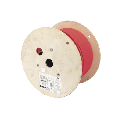 Bobina de Cable UTP / Cat6A / 23 AWG / LSZH / 305 m (1000 pies) / Rojo