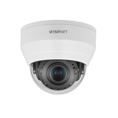 Cámara IP Domo Interior / 5 MP / Lente Motorizado 3.2-10mm / IR 65.6ft / WDR 120dB / H.265 & WiseStream