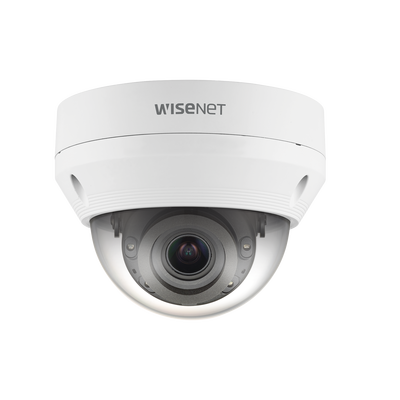 Cámara IP Domo Antivandálica / 5 Megapixel / Lente Motorizado 3.2 - 10 mm / IR 30 m (98.4 ft) / WDR 120 dB / IP66 / H.265 & WiseStream