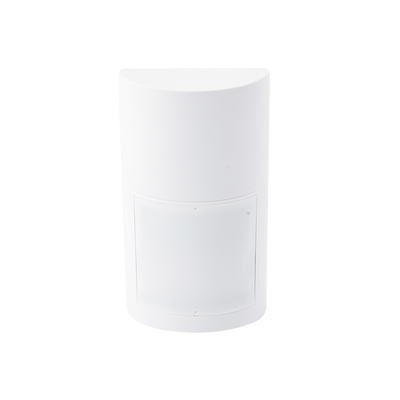 Detector PIR Exterior / 12 m (39.4 ft) / 120° / 40 Zonas Multinivel / IP54 / Inmunidad a Mascotas