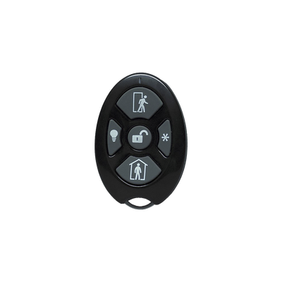 ALULA - Control Remoto de Seguridad Cinco Botones / Compatible con Automatización del Hogar / Encriptación Inalámbrica / Indicador de Batería Baja