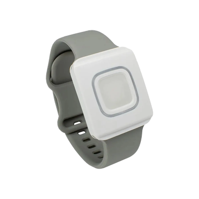 Botón de Pánico Inalámbrico / Tres IDs de Sensor / 433.92 MHz / Batería 4 Años / Múltiples Montajes