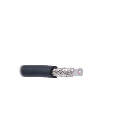 Cable Coaxial RG58 / 20 AWG / 305 m (1000 ft) / Blindaje CuSn 96% / Intemperie / PVC Retardante a la Flama