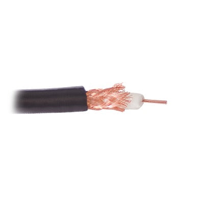 Cable Coaxial CCTV / 305 m (1000 ft) / Cobre Sólido / Blindaje 80% / Retardante a la Llama y UV / Intemperie
