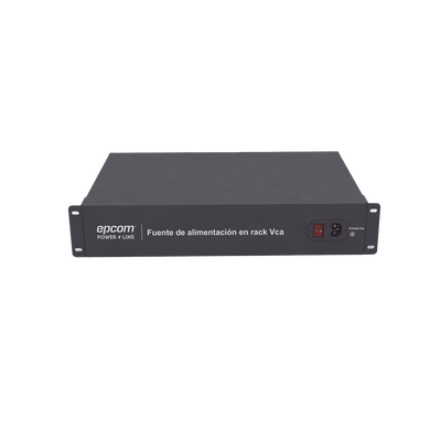 Fuente de Alimentación RACK / 16 Puertos / 480 W / 24 Vca / 20 A Total / 1.25 A Administrado por Canal / 19"