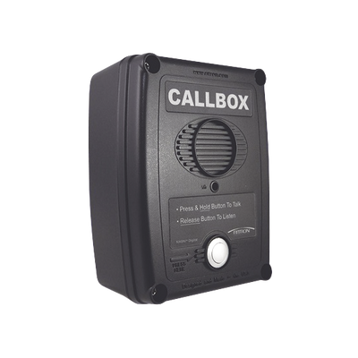Callbox, Intercomunicador Inalámbrico Vía Radio VHF 150-165MHZ, Serie Q7 en Color Negro